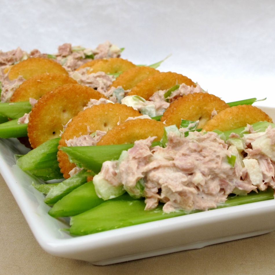 Cookin' for my Captain Tuna in Celery Boats