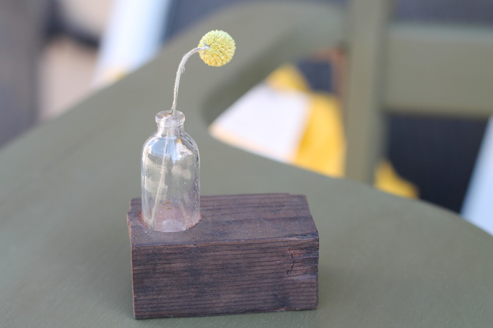 Walrus Reclaimed Wood Bud Vase Holder