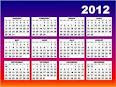 Calendario 2012