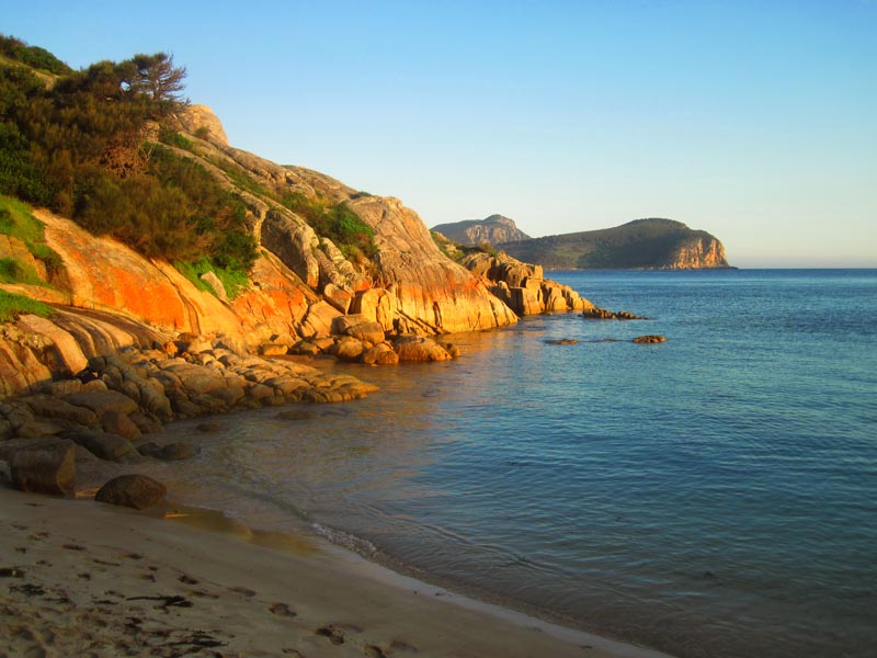 Kayaks across Bass Strait Erith Island