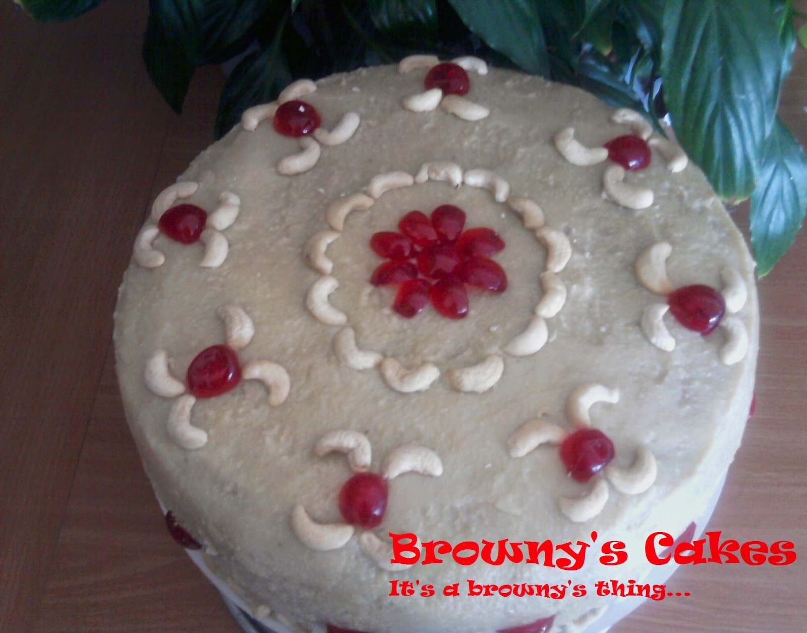 Cashew frosting for cashew cake (crema pa bolo di cashew pete) Browny