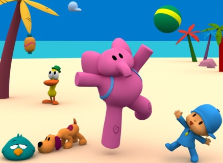POCOYO Y SUS AMIGOS EN LA PLAYA Pocoyo y sus amigos en la playa