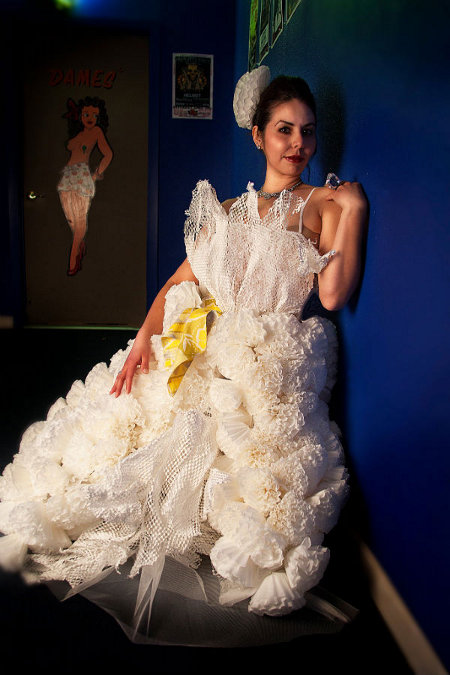 Coffee Filter Wedding Dress Coffee Filter Wedding Dress