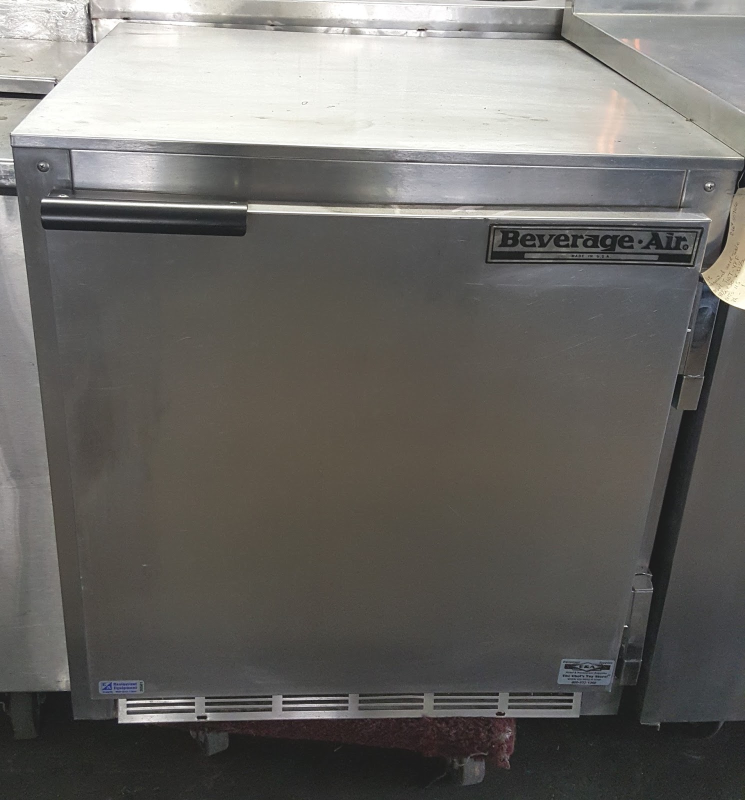 E A Supply S Used Equipment Beverage Air Undercounter Refrigerator