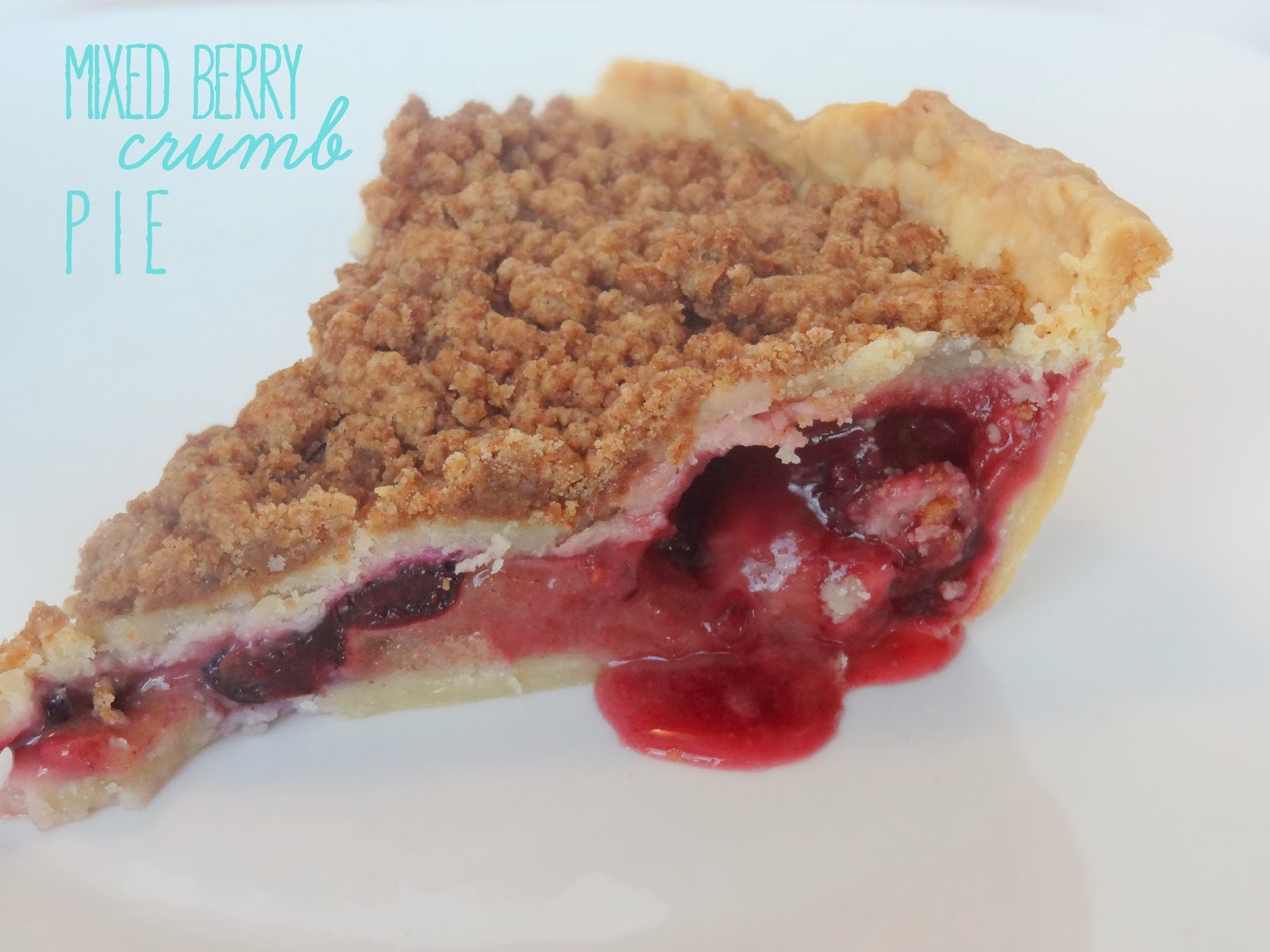 cooking with crystal Mixed Berry Crumb Pie