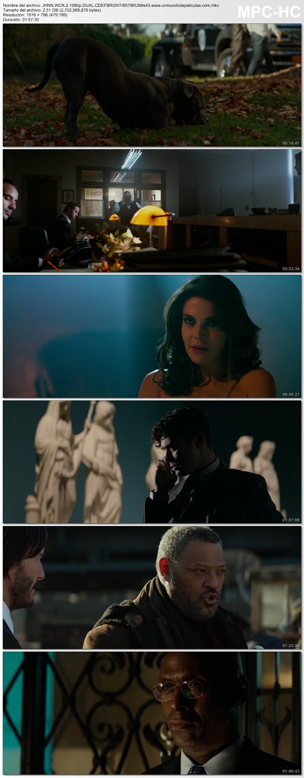 Capturas de la película.