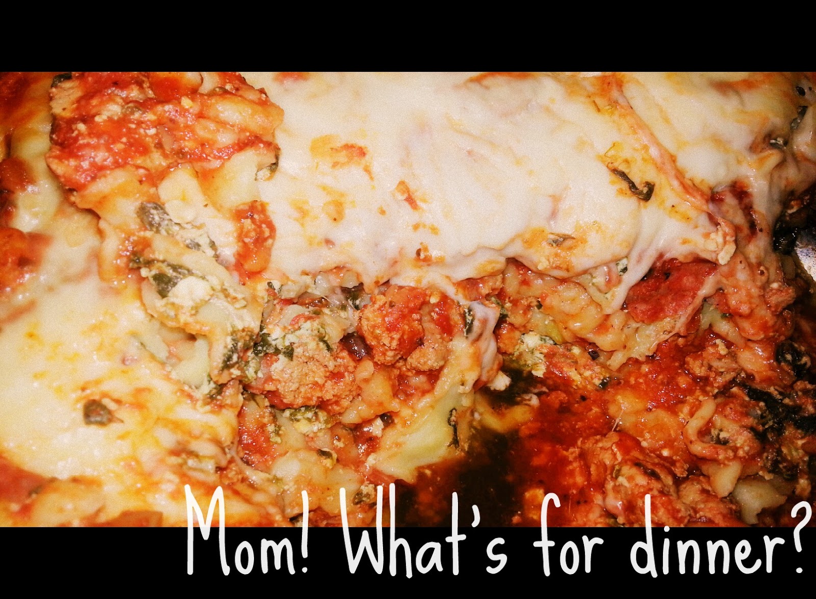 Mom! What's for dinner? Pepperoni Lasagna in the Crockpot