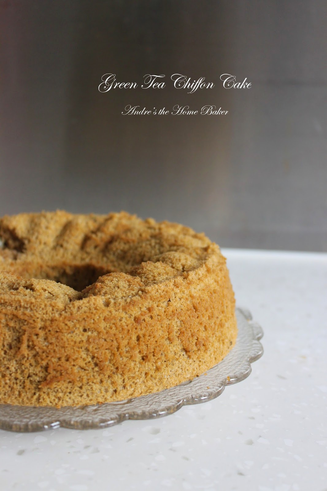 ♥ Green Tea Chiffon Cake ♥ Andre's the Home Baker