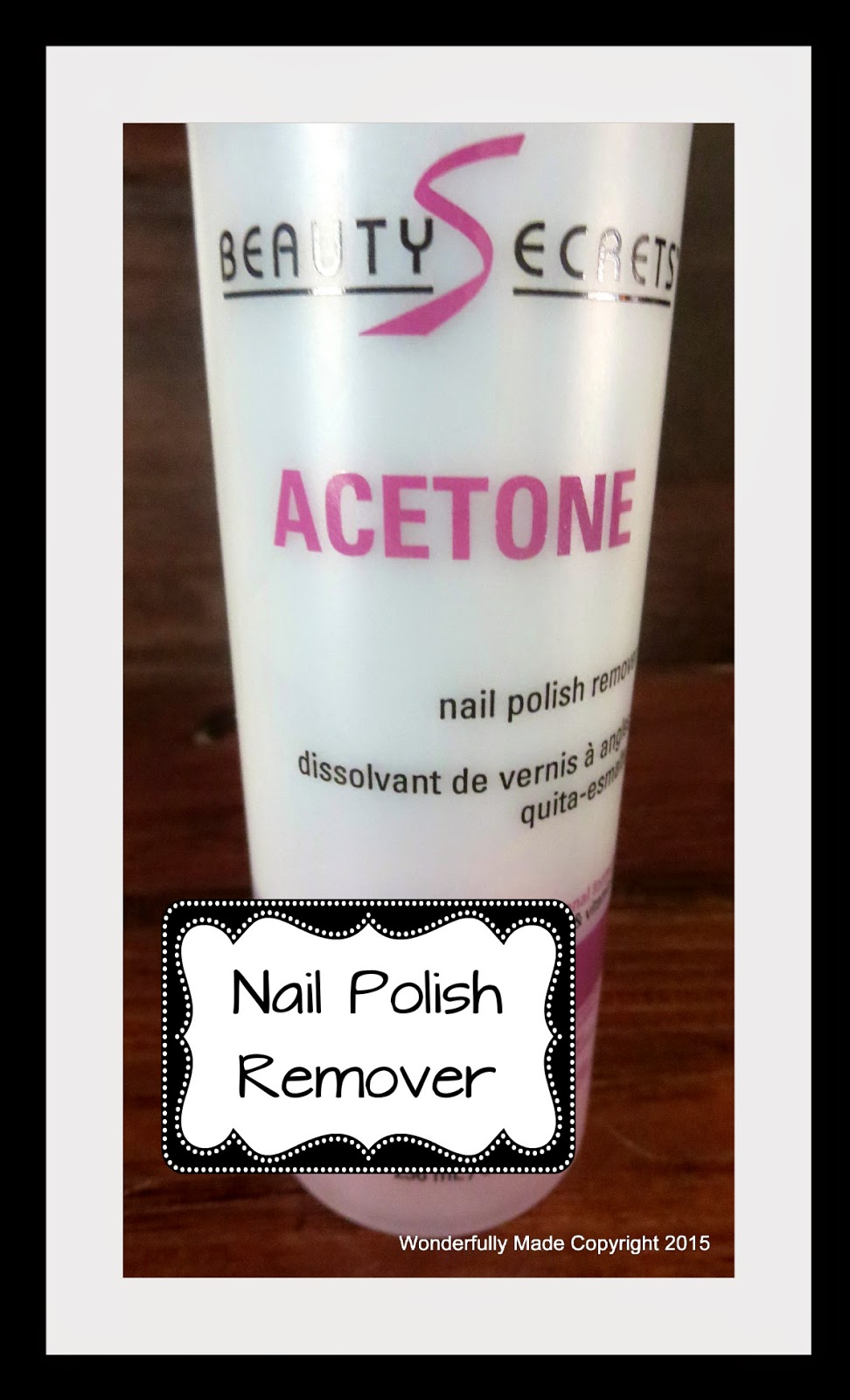 "Wonderfully Made" Removing Labels