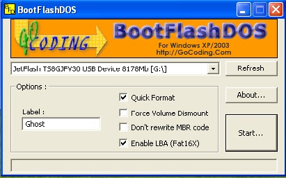 Как сделать загрузочную flash с dos