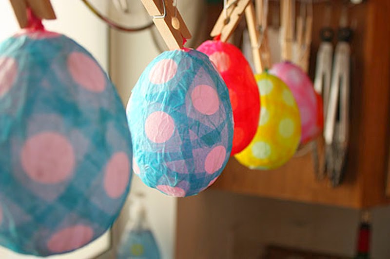 DIY PapierMache Easter Eggs The Idea King