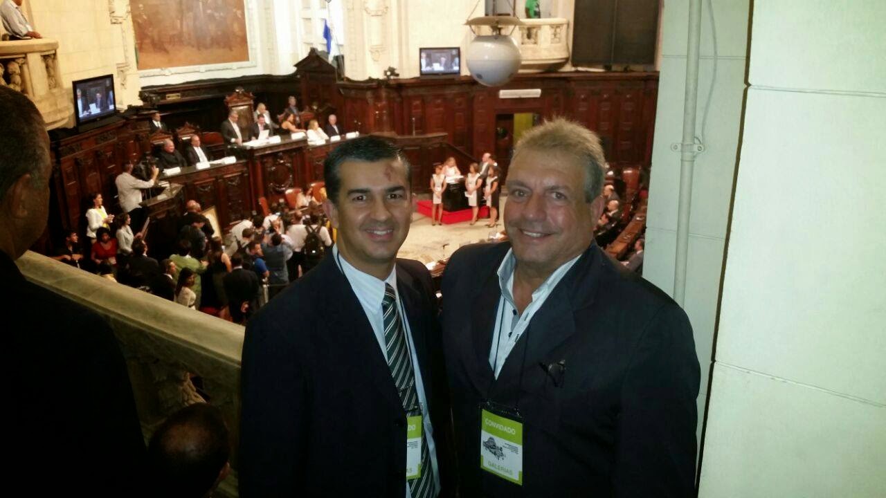 PREFEITO DE ITALVA PRESTIGIA PEZÃO EM SUA POSSE NA ALERJ