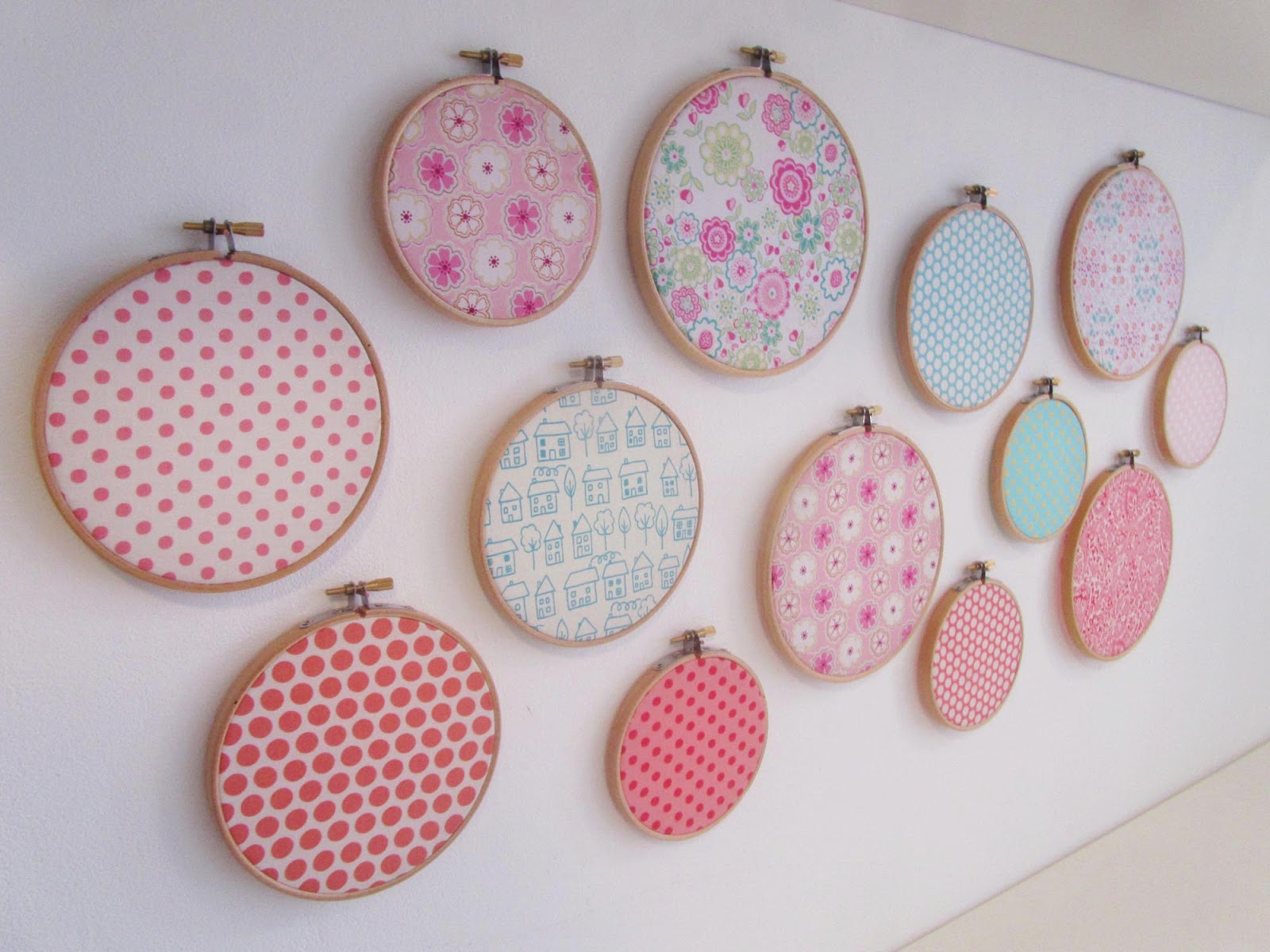 Decoración con bastidores | Cosas de mamás y peques