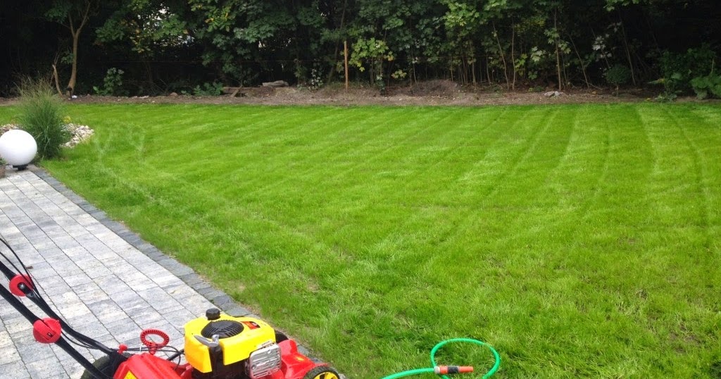 HuM's Baublog: Erster Rasenschnitt