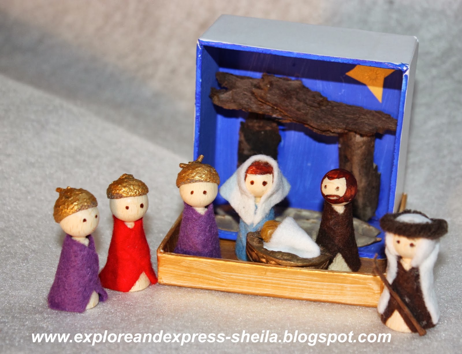 Explore and Express Art Project Nativity in a Box