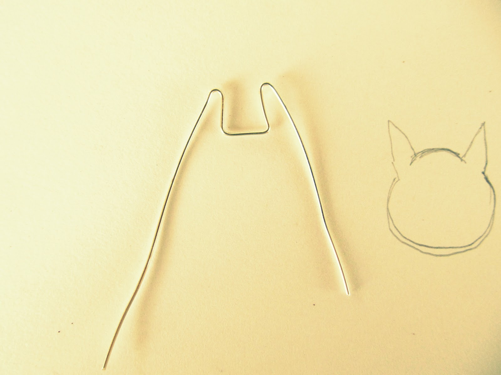 WobiSobi Kitty Cat, Wire Ring. DIY.