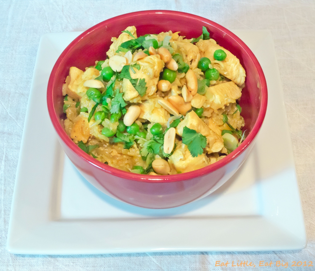 Recipe for Curried Chicken with Peanuts Eat Little, Eat Big