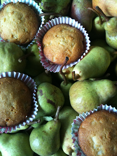 Paleo Almond Meal Pear Muffins