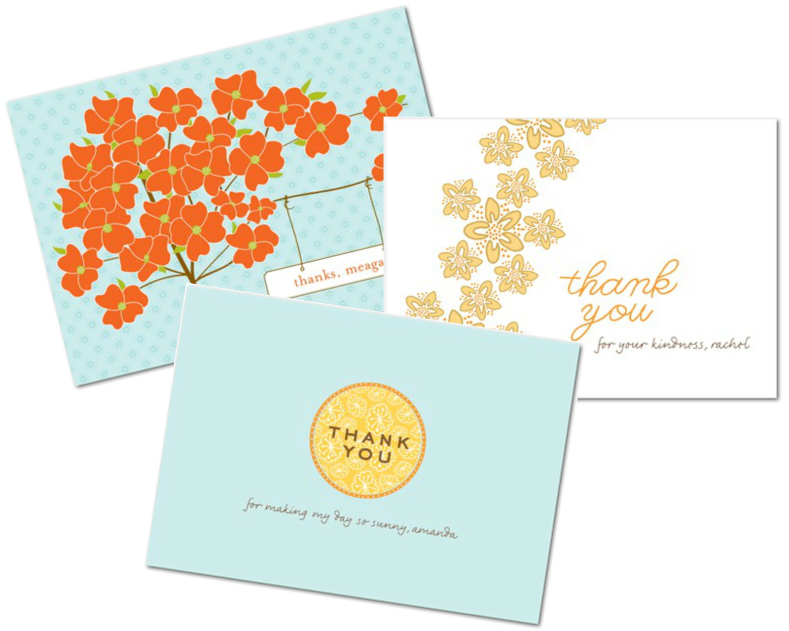 Thank You cards from treat.com