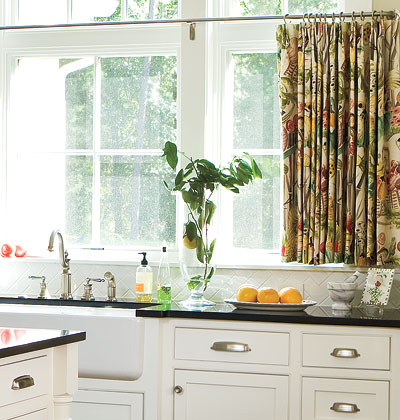 Kitchen Curtains bistro style kitchen curtains : New Home Interior Design: Favorite Window Treatments