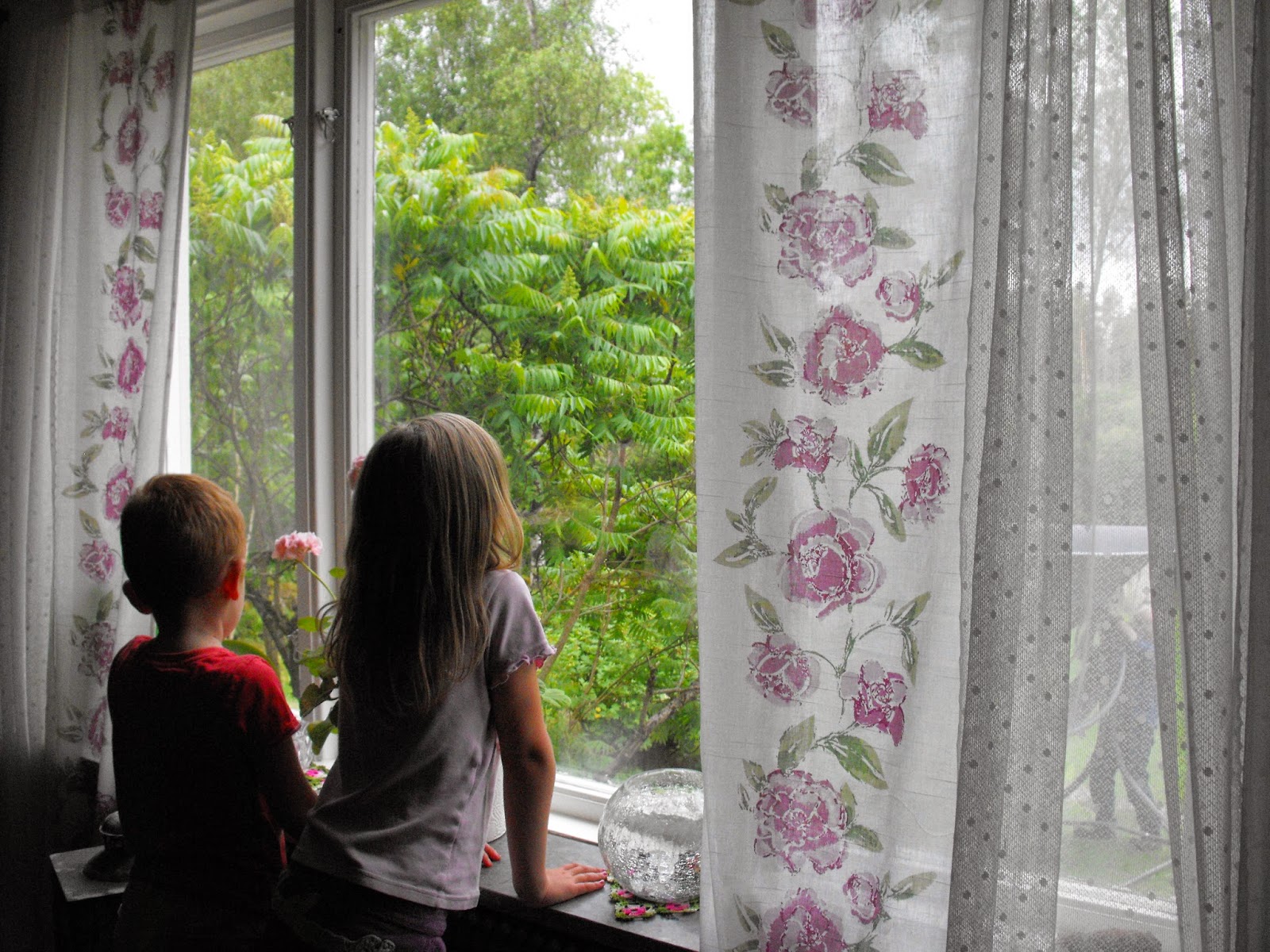 Kusiner tittar efter blixten. Så spännande kakor, Sösdala, Farstorp, mostrar, trevligt