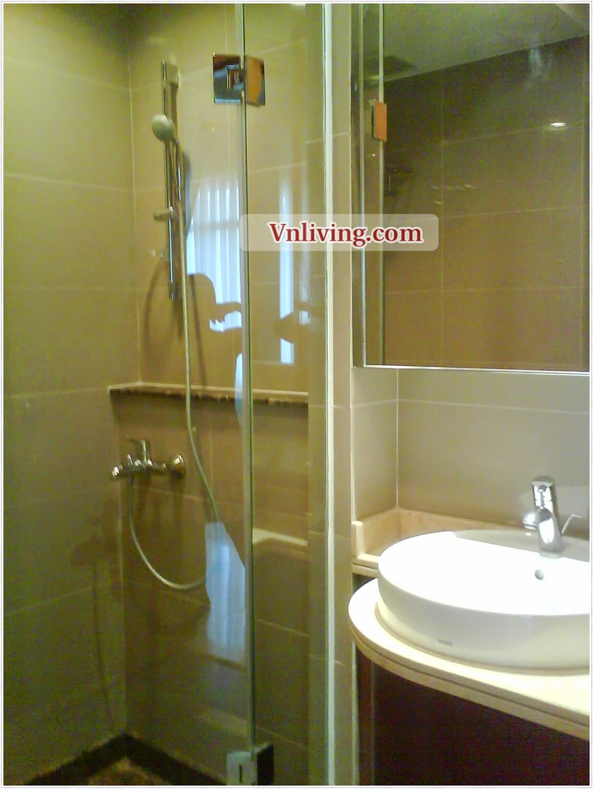 Bathroom For rent apartment at Binh Thanh District in Saigon Pearl