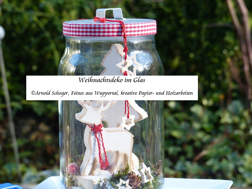 Weihnachtsdeko Aus Holz Und Glas