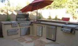outdoor kitchens