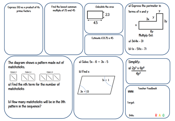 gcse foundation maths worksheets pdf