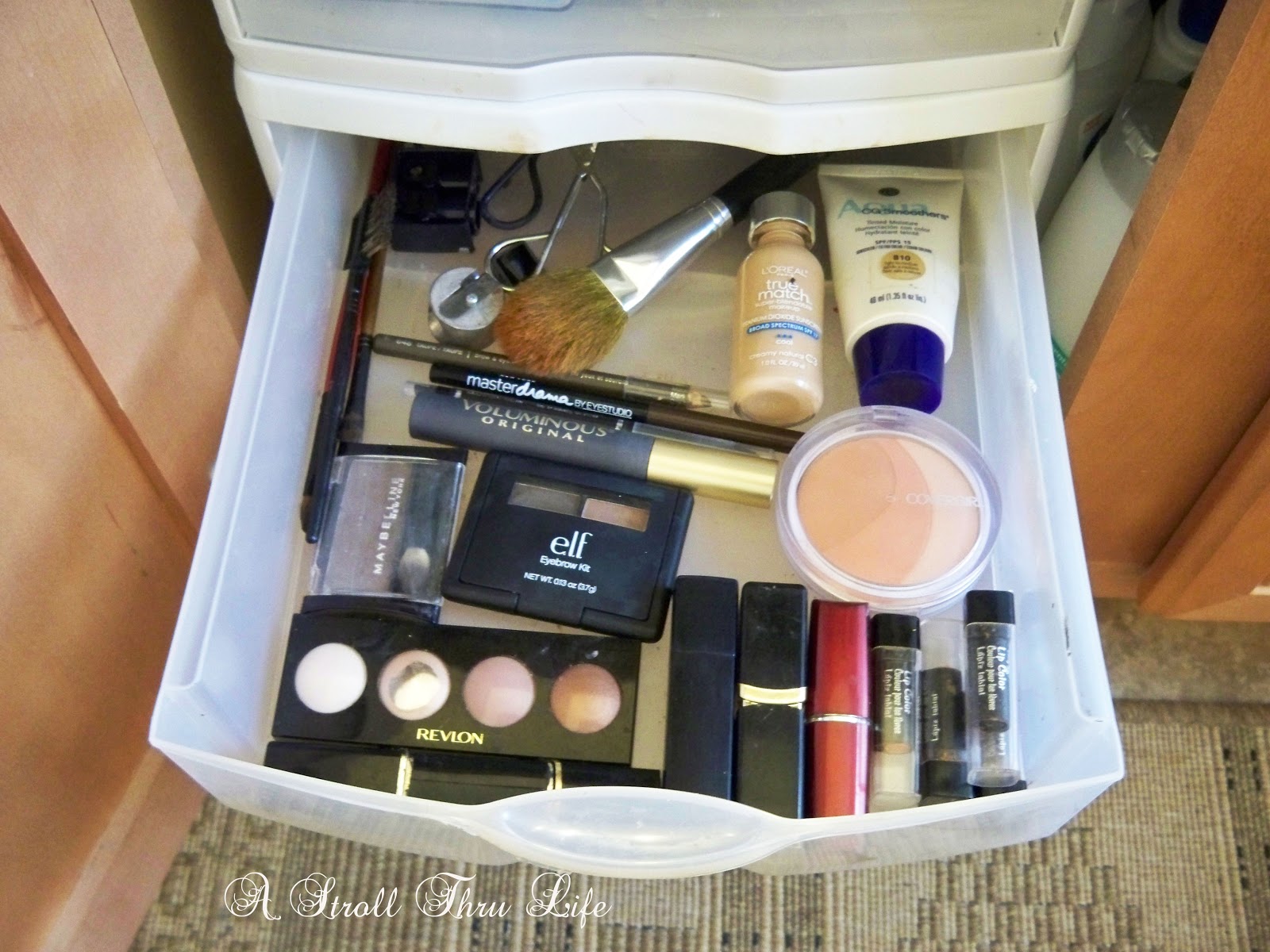 A Stroll Thru Life Summer Makeup Cleaning The Makeup Drawer