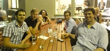 Dinner with Tom, Tom, Ushma and Martin