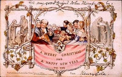 Kartu Natal Pertama di Dunia Karya John Callcott Horsley Inilah Kartu Natal Pertama di Dunia Karya John Callcott Horsley