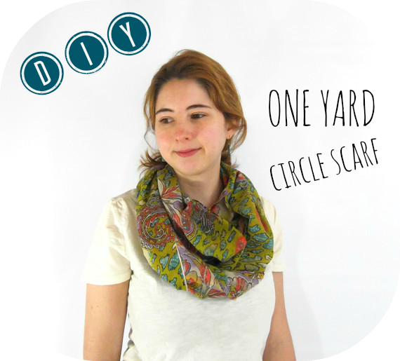 Foxburrow Vintage DIY 1 Yard Circle Scarf!