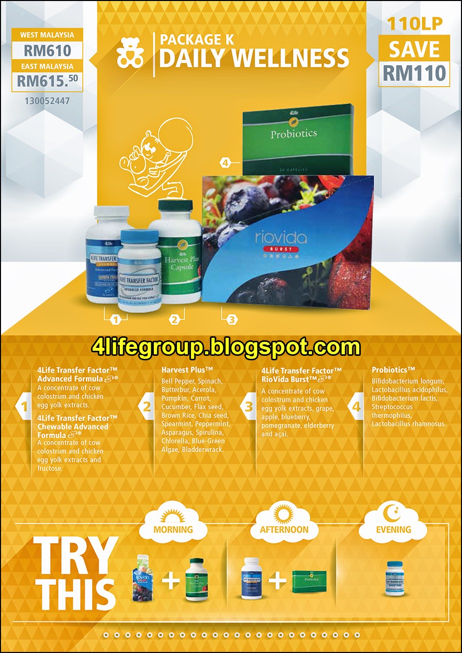 4Life Malaysia 2014 Special Packages (Package K) foto 4Life Malaysia 2014 Special Packages Brochure