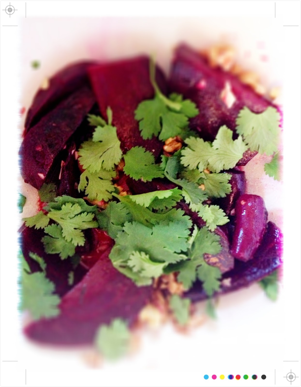 Toast Spicy Beetroot, Leek and Walnut Salad from Ottolenghi’s Jerusalem IHCC
