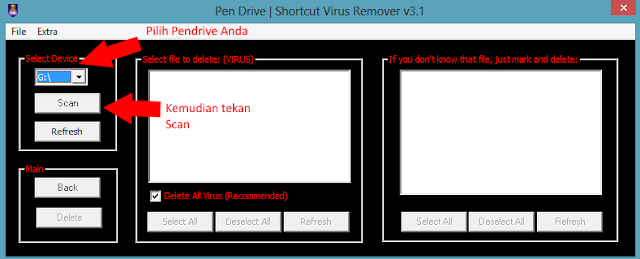 Cara Bersihkan Virus Shortcut Dalam Pendrive Tanpa Format Pendrive
