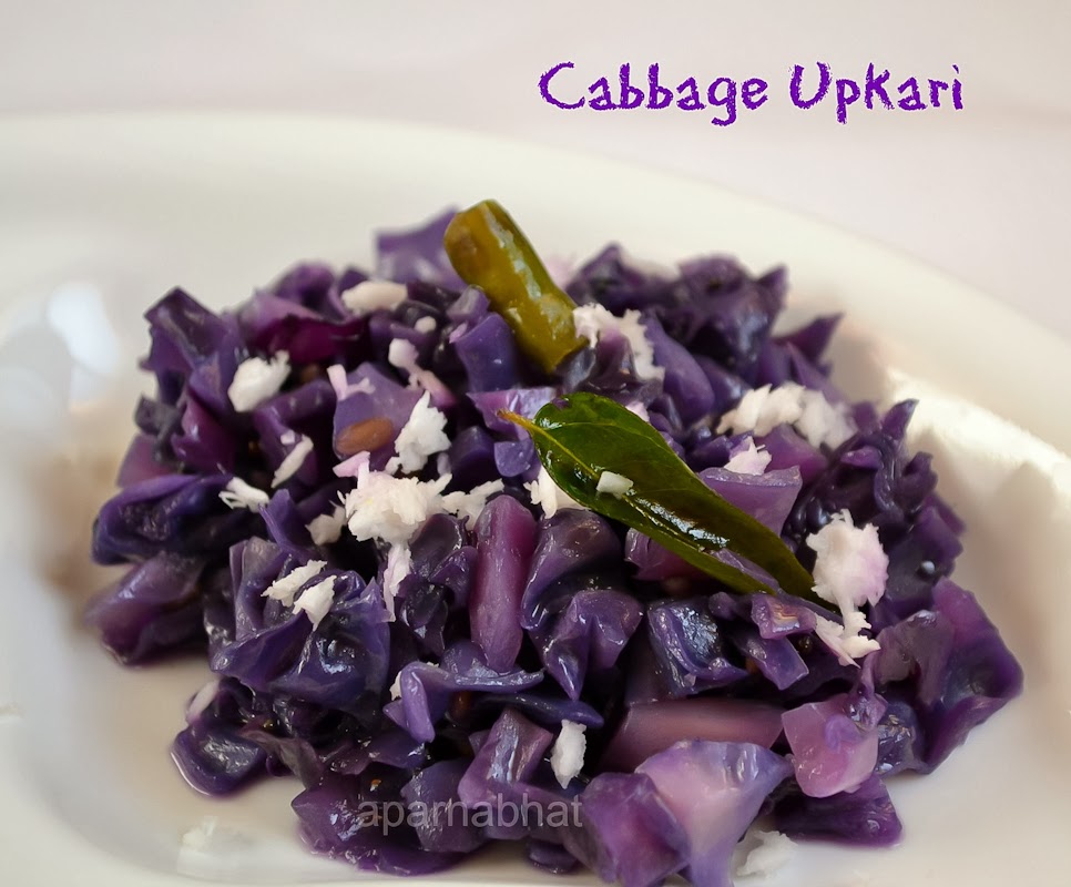Cabbage Upkari/ Stir fry Flavors N Colors