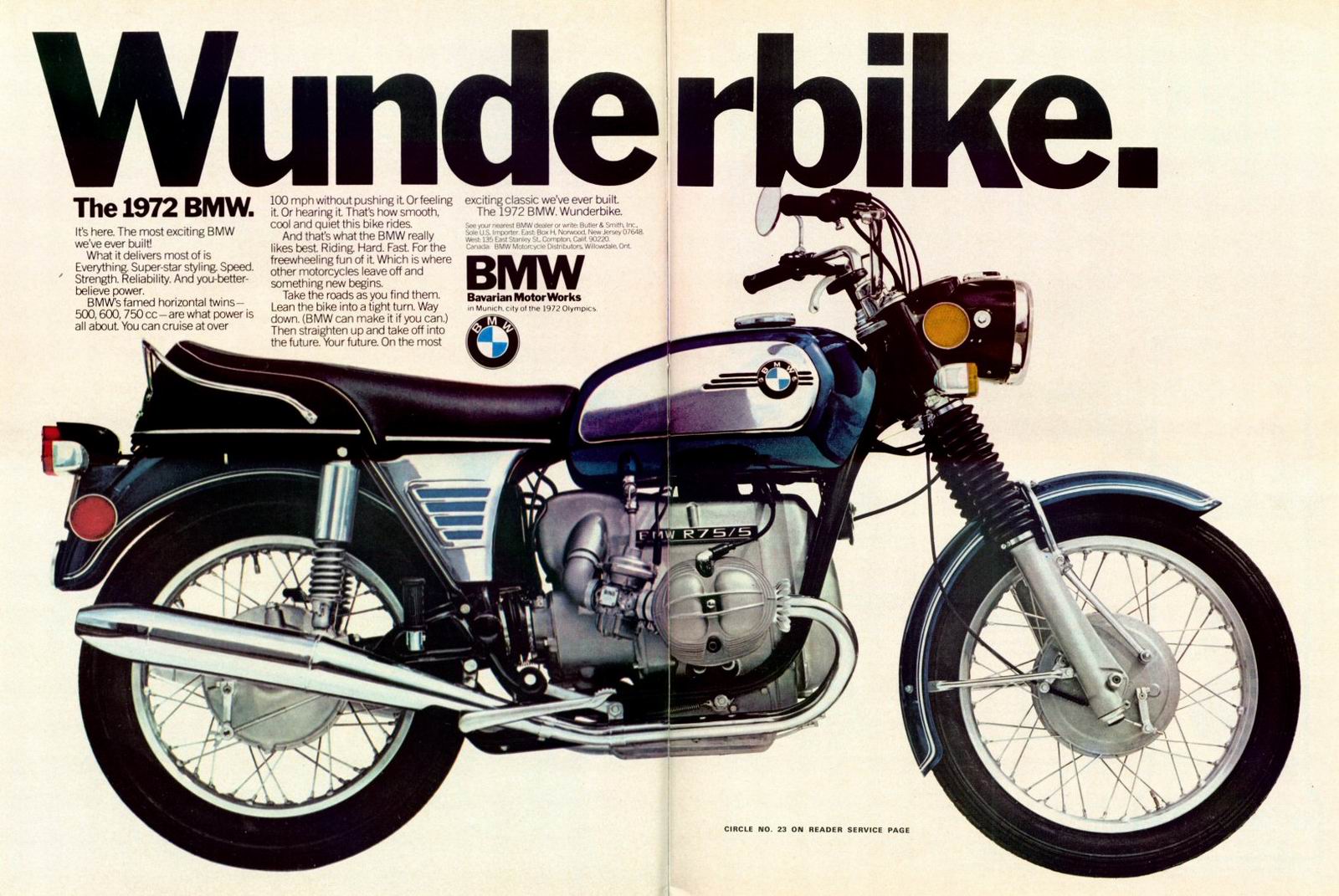 Maschinisten Und Soehne Motorradwerbung Usa Der Fruhen 70er