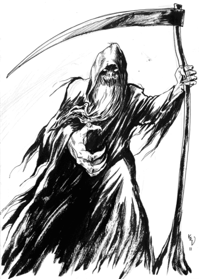 Grim reaper - Manden med leen - Døden Grim reaper - Manden med leen - Døden