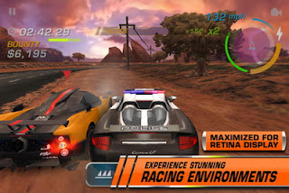 Need for Speed: Hot Pursuit iPhone game available for download on App Store