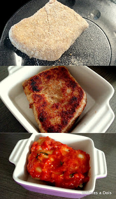 Montagem Bife a Parmegiana Montagem Bife a Parmegiana
