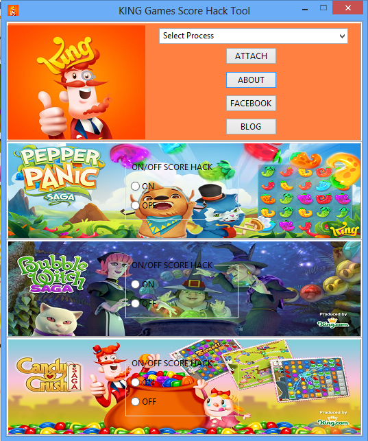 (021)HACKS 90 KING Games Score Hack Tool V1.1