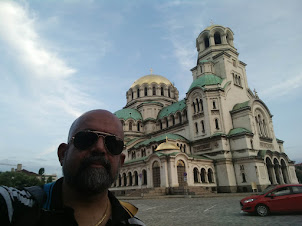 At the St Alexander Nevsky Cathedral in Sofia.