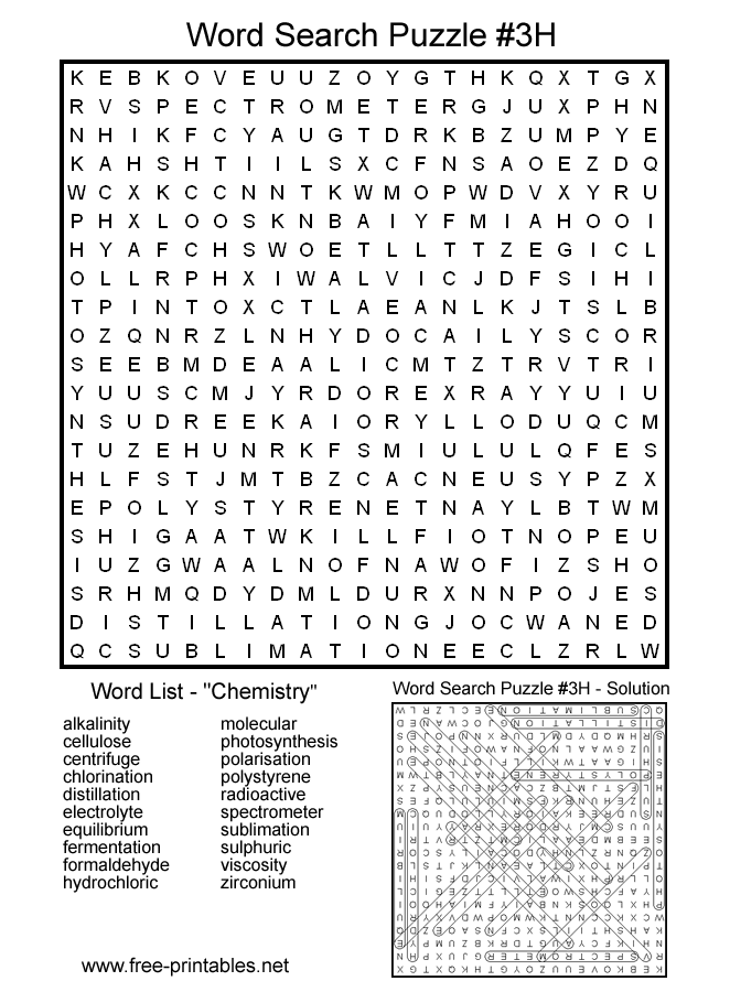 Free difficult word search puzzles