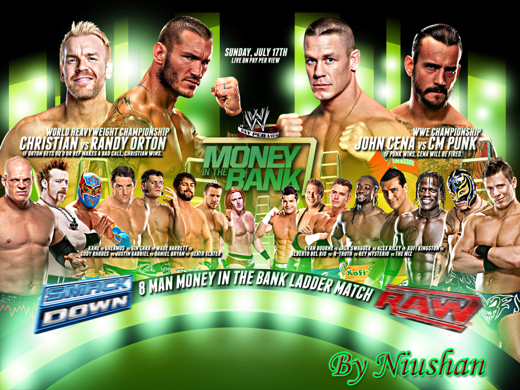 Image result for money inthe bank 2011 poster