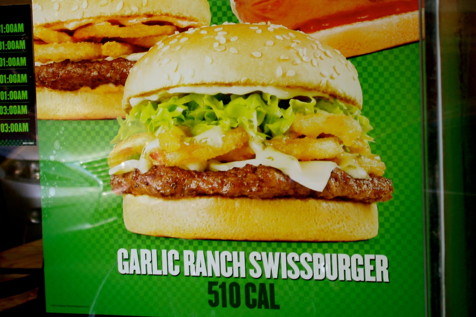 An Immovable Feast Fast Food Review Checker's Garlic Ranch Swissburger