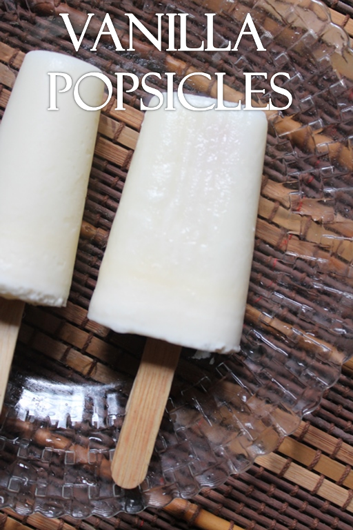 Vanilla Popsicles Recipe / Vanilla Ice Recipe Yummy Tummy