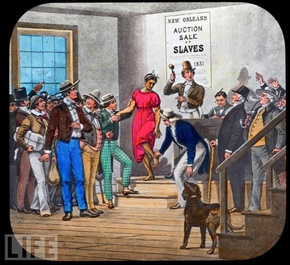 US Slave New Orleans Slave Market