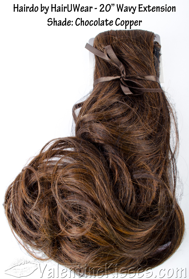Valentine Kisses Hairdo by HairUWear 20" Wavy Extension in Chocolate