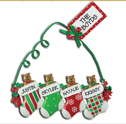 personalised christmas ornaments for family of 4 uk personalised christmas ornaments for family of 4 uk